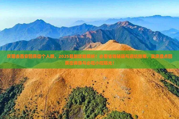 庆阳去西安回民街个人游