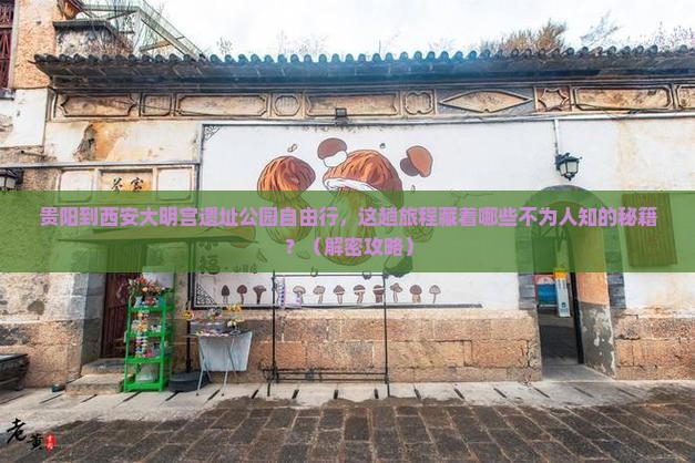 贵阳到西安大明宫国家遗址公园自由行