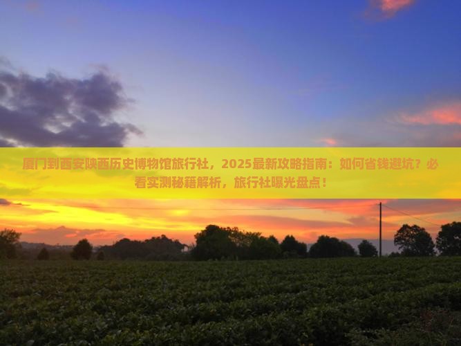 厦门到西安陕西历史博物馆旅行社