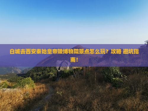 白城去西安秦始皇帝陵博物院景点 白城去西安秦始皇帝陵博物院景点