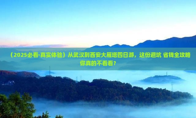 武汉到西安大雁塔四日游