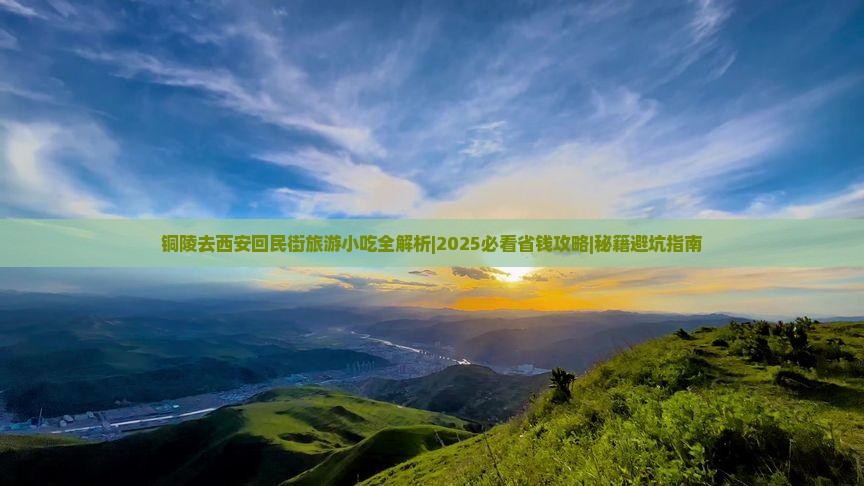 铜陵去西安回民街旅游小吃