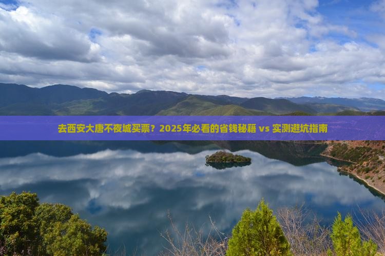 西安去西安大唐不夜城门票