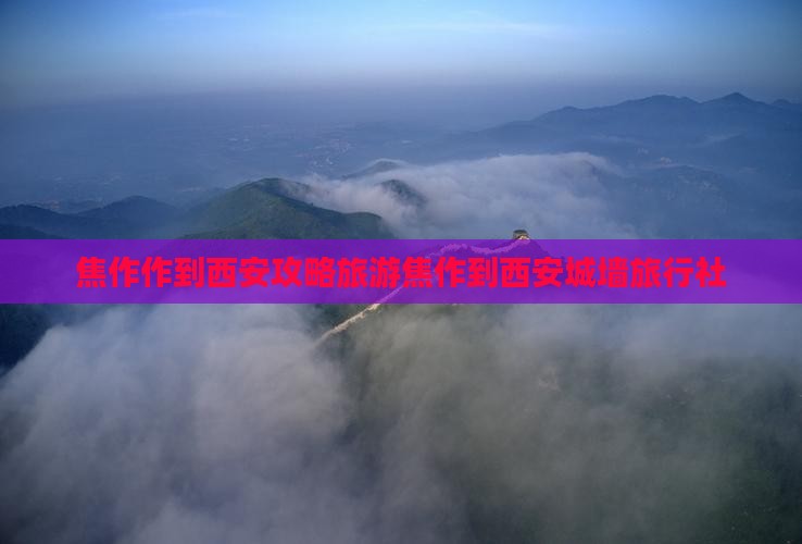 焦作到西安城墙旅行社