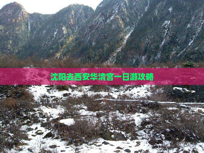 沈阳去西安华清宫一日游