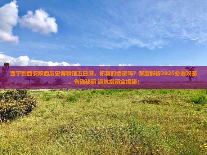 西宁到西安陕西历史博物馆五日游