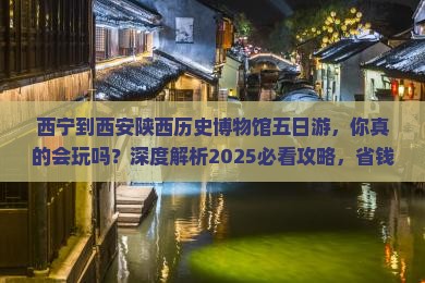 西宁到西安陕西历史博物馆五日游