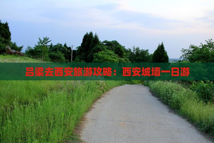 吕梁去西安城墙旅游
