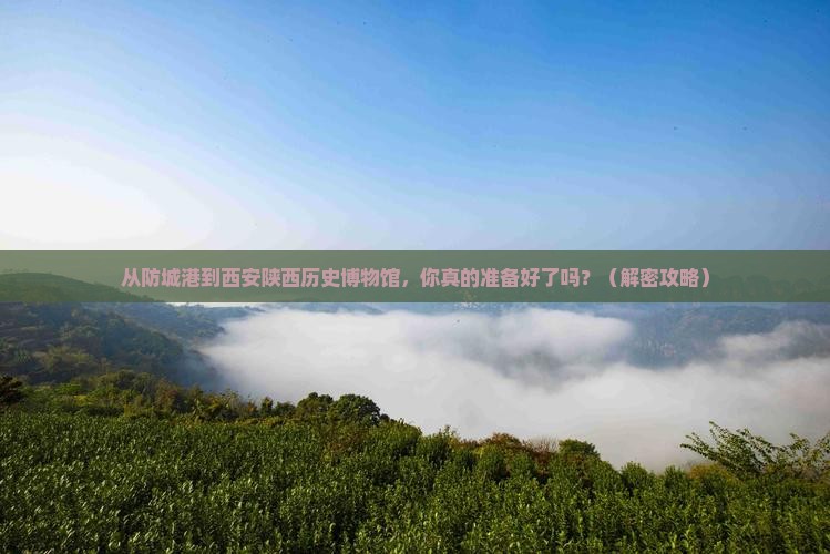 防城港去西安陕西历史博物馆个人游