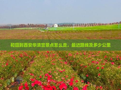 和田到西安华清宫景点