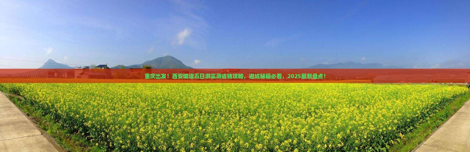 重庆去西安城墙五日游