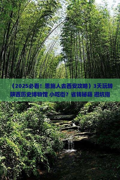恩施去西安陕西历史博物馆旅游小吃