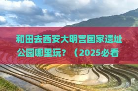 和田去西安大明宫国家遗址公园哪里玩
