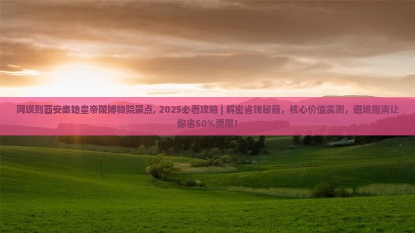 阿坝到西安秦始皇帝陵博物院景点 阿坝到西安秦始皇帝陵博物院景点