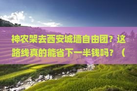 神农架去西安城墙自由团