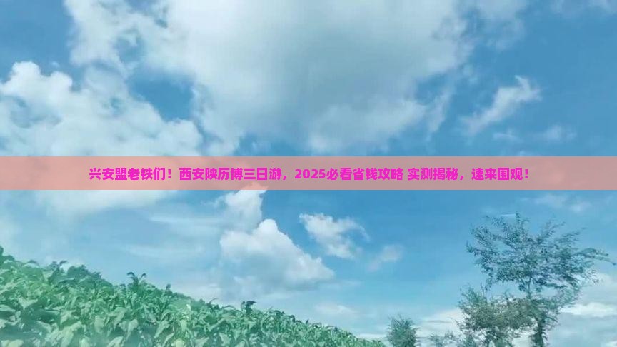 兴安盟到西安陕西历史博物馆三日游