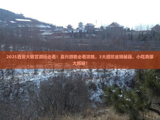 嘉兴到西安大明宫国家遗址公园旅游小吃