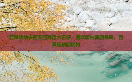 西双版纳去西安回民街六日游