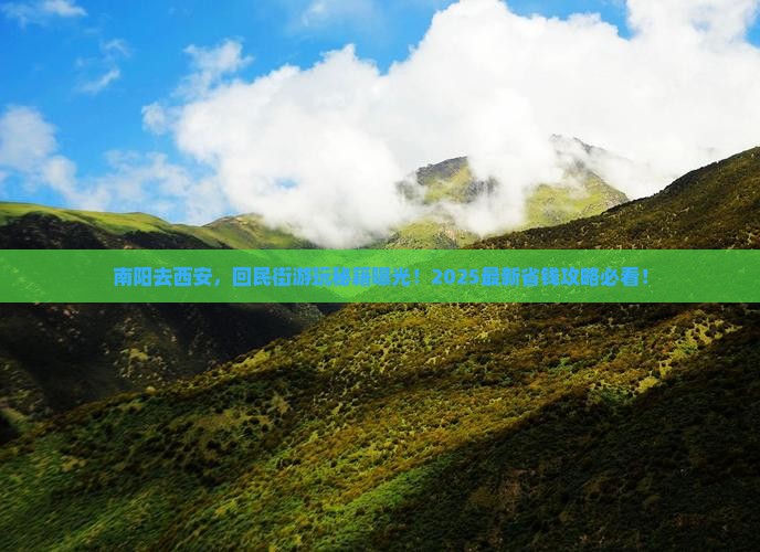 南阳到西安回民街景点