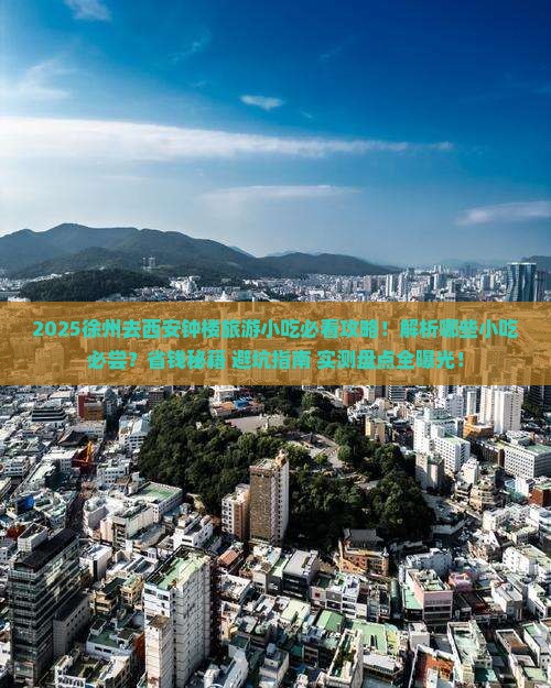 徐州去西安钟楼旅游小吃