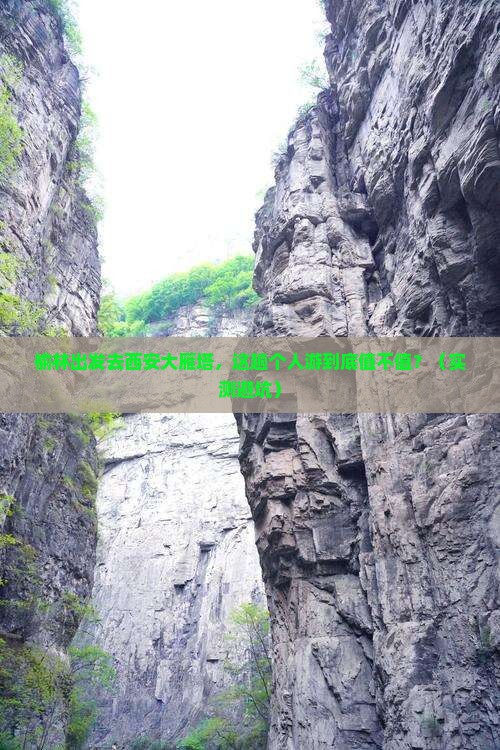 榆林到西安大雁塔个人游