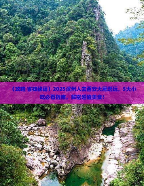 滨州到西安大雁塔旅游小吃