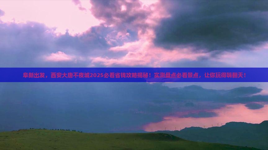 阜新去西安大唐不夜城旅行社