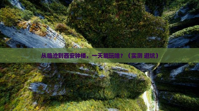 临沧去西安钟楼一日游