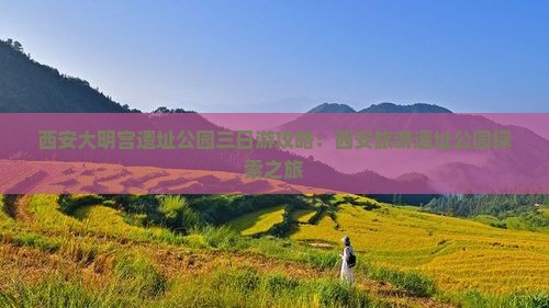 三明去西安大明宫国家遗址公园三日游