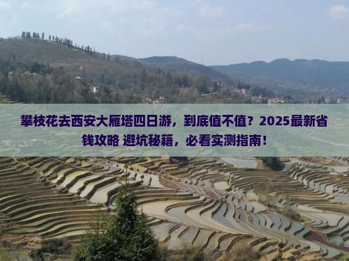 攀枝花去西安大雁塔四日游