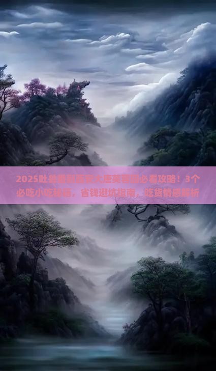 吐鲁番到西安大唐芙蓉园旅游小吃
