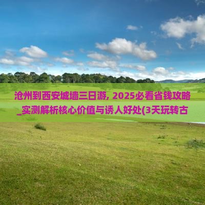 沧州到西安城墙三日游