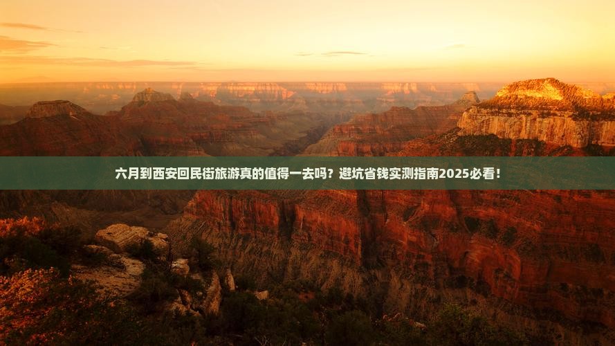 六月到西安回民街旅游