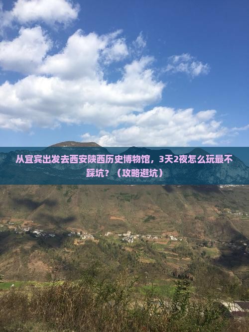宜宾去西安陕西历史博物馆个人游