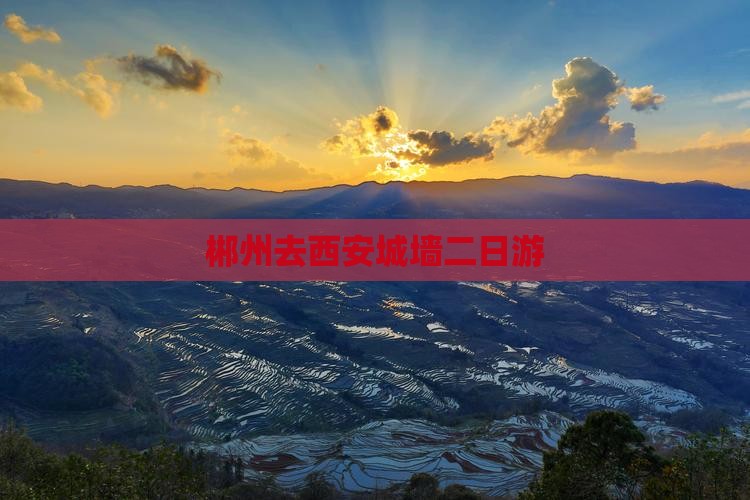 郴州去西安城墙二日游
