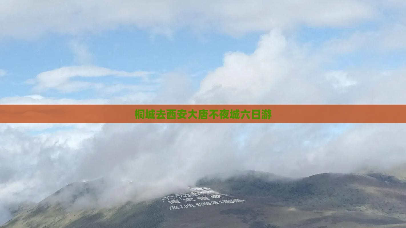 桐城去西安大唐不夜城六日游