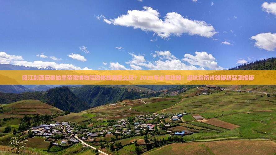 阳江到西安秦始皇帝陵博物院团体旅游