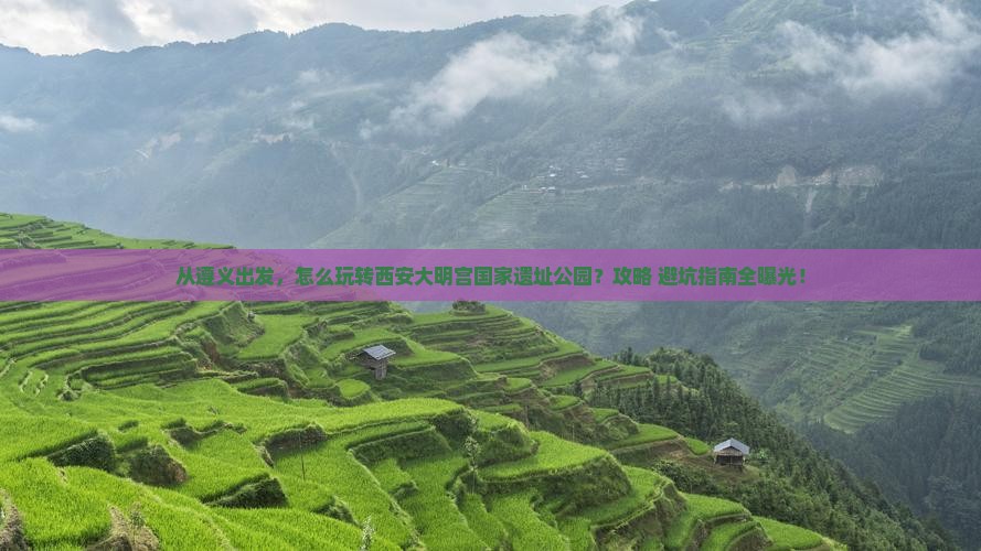 遵义去西安大明宫国家遗址公园景点