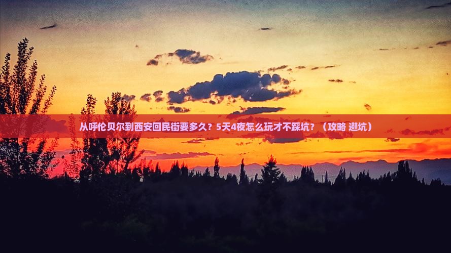 呼伦贝尔到西安回民街攻略