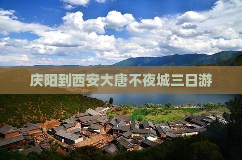 庆阳到西安大唐不夜城三日游