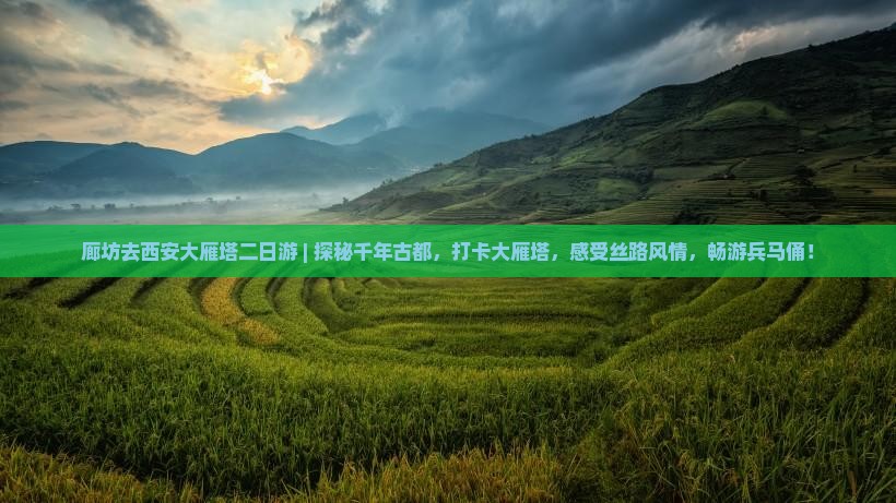 廊坊去西安大雁塔二日游
