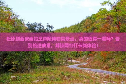 松原到西安秦始皇帝陵博物院景点
