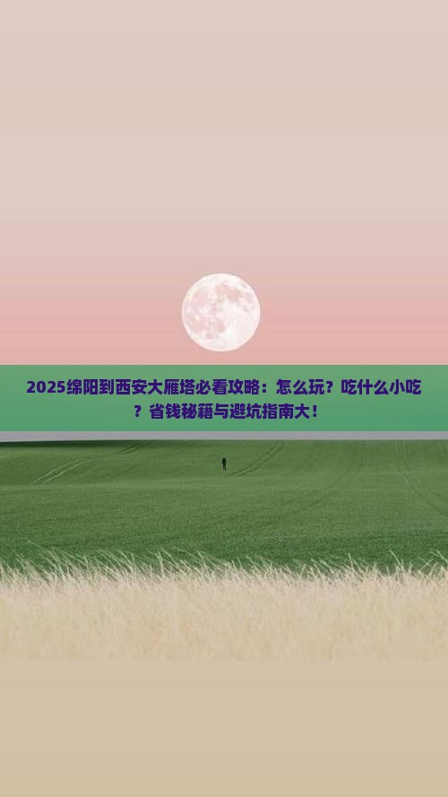 绵阳到西安大雁塔旅游小吃
