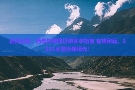 抚州去西安钟楼四日游