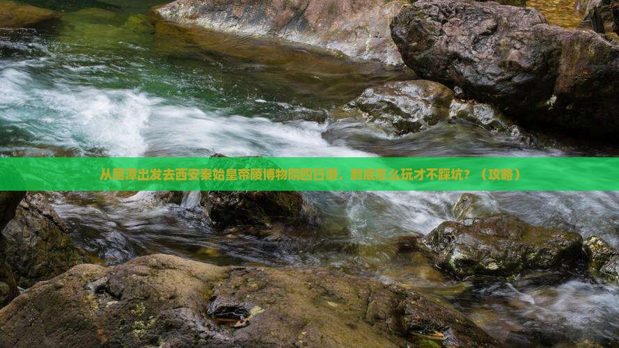 鹰潭去西安秦始皇帝陵博物院四日游