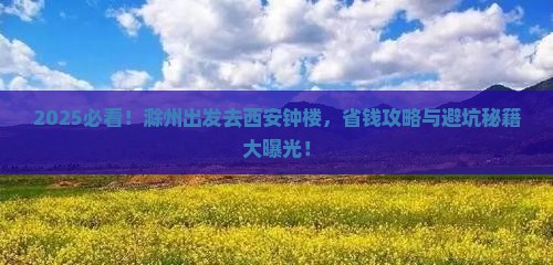 滁州去西安钟楼团体旅游