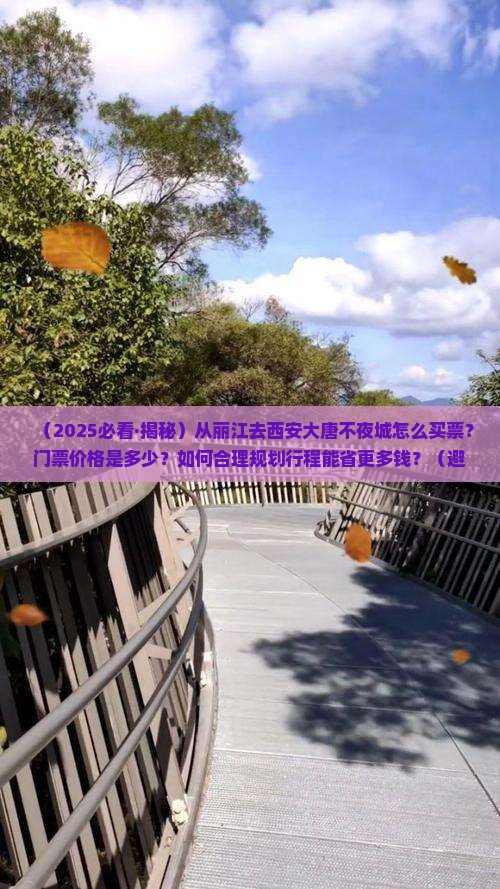丽江到西安大唐不夜城门票