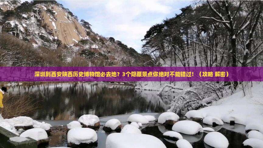 深圳到西安陕西历史博物馆必去地
