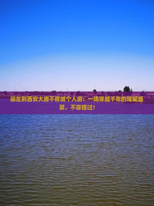 崇左到西安大唐不夜城个人游