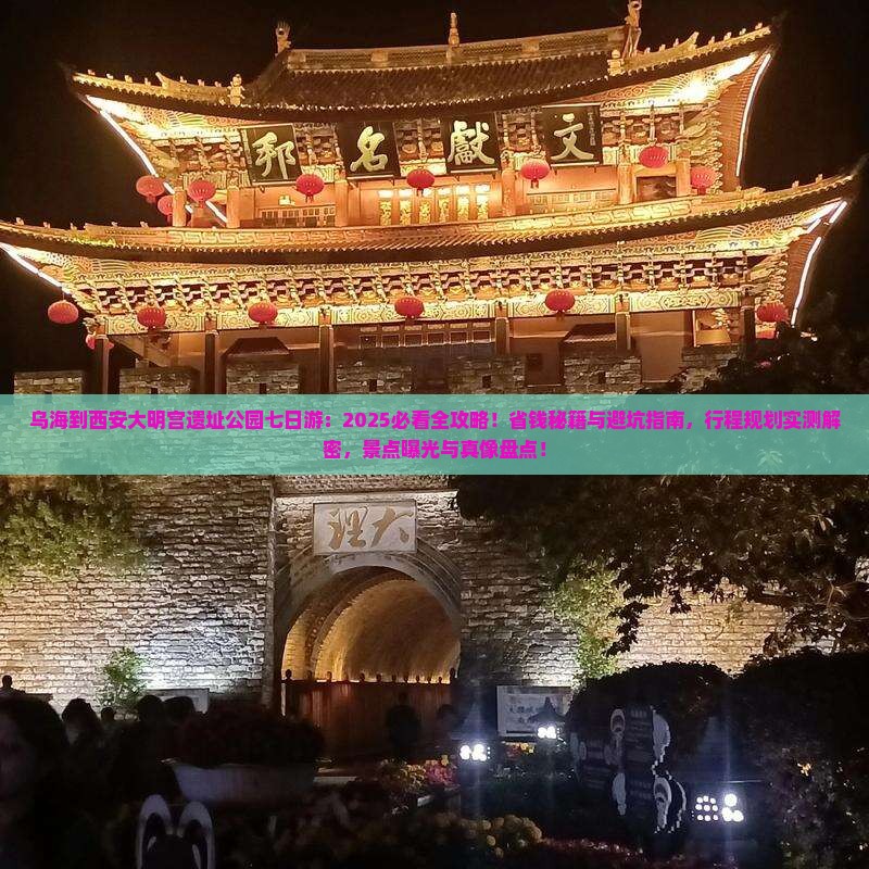 乌海到西安大明宫国家遗址公园七日游